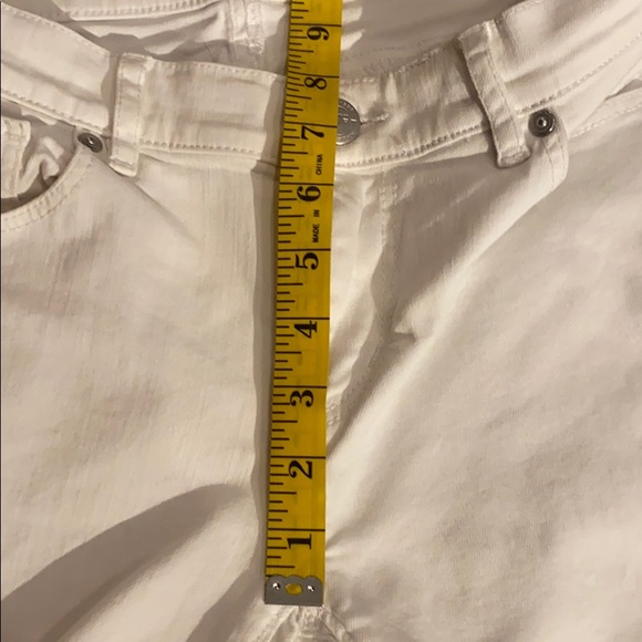 Loft modern straight jeans in white size 4 / 27 - Picture 8 of 9
